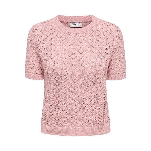 ONLY Sweter w kolorze jasnoróżowym ze sklepu Limango Polska w kategorii Swetry damskie - zdjęcie 180453809