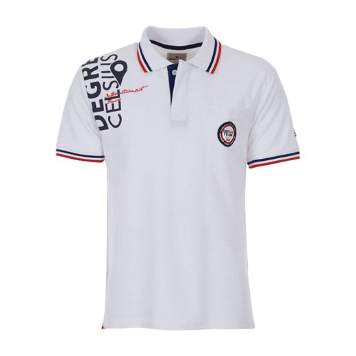 Peak Mountain Koszulka polo &quot;Calor&quot; w kolorze białym ze sklepu Limango Polska w kategorii T-shirty męskie - zdjęcie 180453967