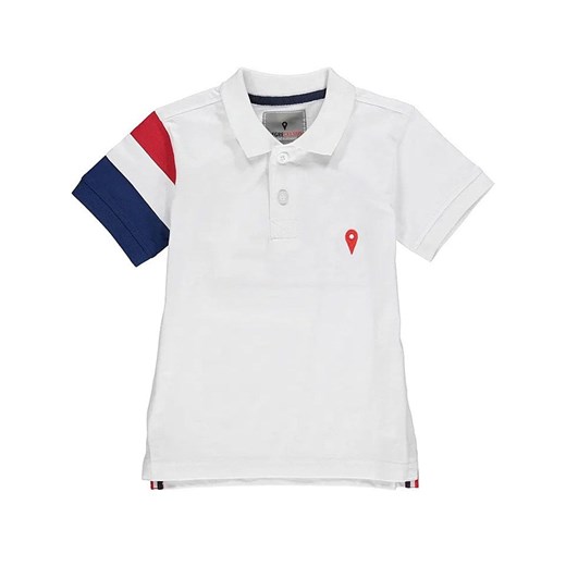 Peak Mountain Koszulka polo w kolorze białym ze sklepu Limango Polska w kategorii T-shirty chłopięce - zdjęcie 180454205