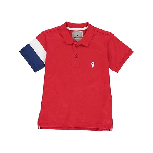 Peak Mountain Koszulka polo w kolorze czerwonym ze sklepu Limango Polska w kategorii T-shirty chłopięce - zdjęcie 180454209