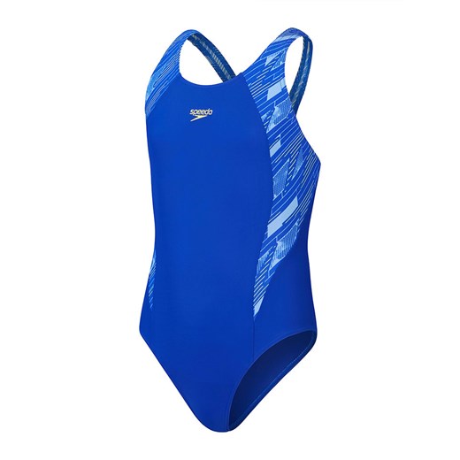 Speedo Strój kąpielowy &quot;Eco H-Bloom&quot; w kolorze niebiesko-błękitnym ze sklepu Limango Polska w kategorii Stroje kąpielowe - zdjęcie 180455405