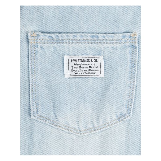 Sukienka dziewczęca Levi's niebieska z bawełny