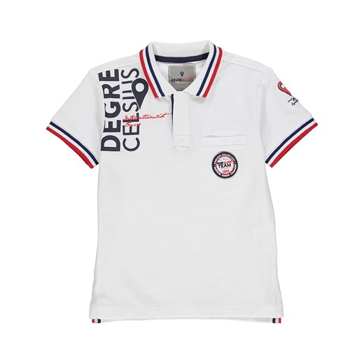 Degré Celsius Koszulka polo w kolorze białym ze sklepu Limango Polska w kategorii T-shirty chłopięce - zdjęcie 180455887