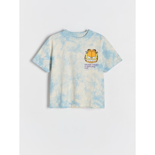 Reserved - T-shirt GARFIELD - złamana biel ze sklepu Reserved w kategorii T-shirty chłopięce - zdjęcie 180459786