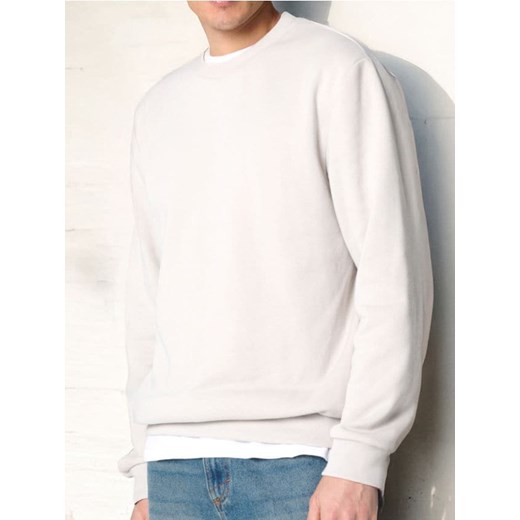 Sinsay - Bluza z długimi rękawami - kremowy ze sklepu Sinsay w kategorii Bluzy męskie - zdjęcie 180460568
