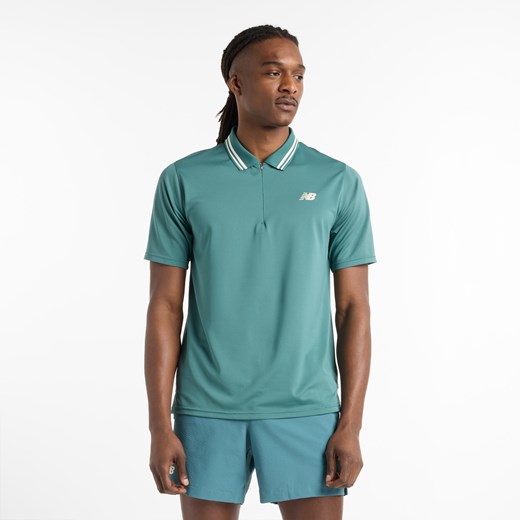 Koszulka męska New Balance MT41402NUS – zielona ze sklepu New Balance Poland w kategorii T-shirty męskie - zdjęcie 180462389