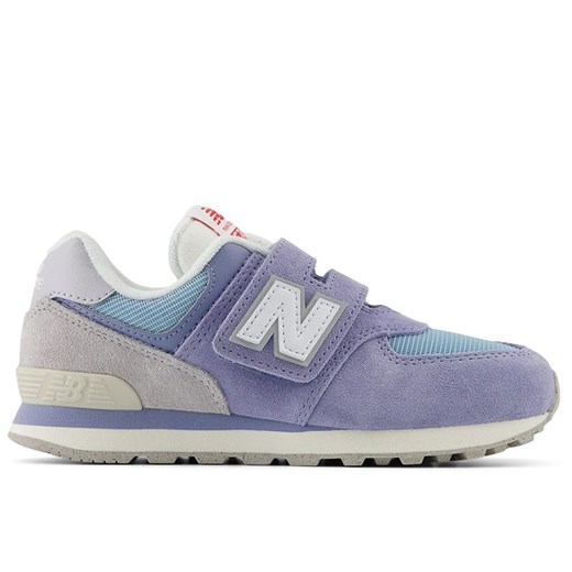 Buty dziecięce New Balance PV574BLG - fioletowe ze sklepu streetstyle24.pl w kategorii Buty sportowe dziecięce - zdjęcie 180462798