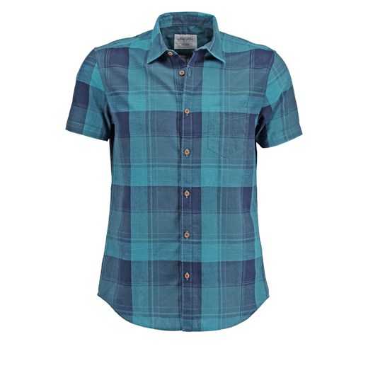 Burton Menswear London Koszula green zalando niebieski abstrakcyjne wzory