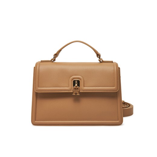 Torebka Tommy Hilfiger Th Eternity Mini Satchel AW0AW17176 Beżowy Tommy Hilfiger 00 MODIVO