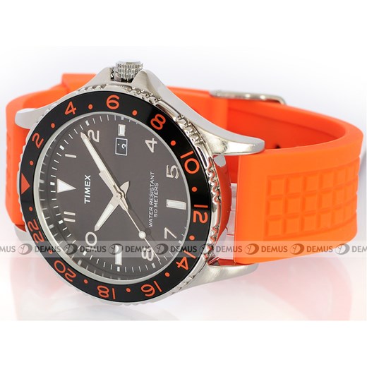 Zegarek męski na gumowym pasku Timex Kaleidoscope T2P031 Demus-Zegarki-pl szary męskie