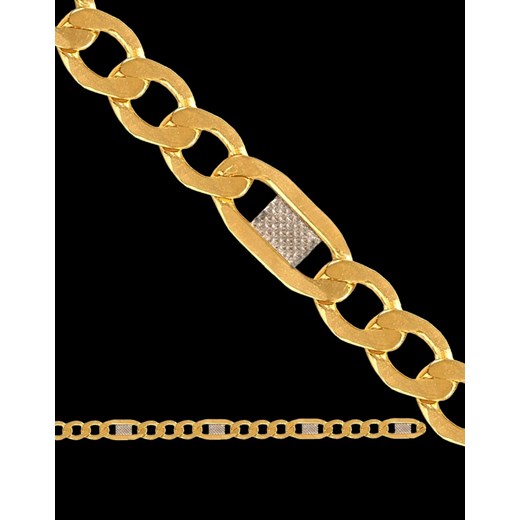 20cm bransoletka złota biały dekor jubiler-pl czarny 