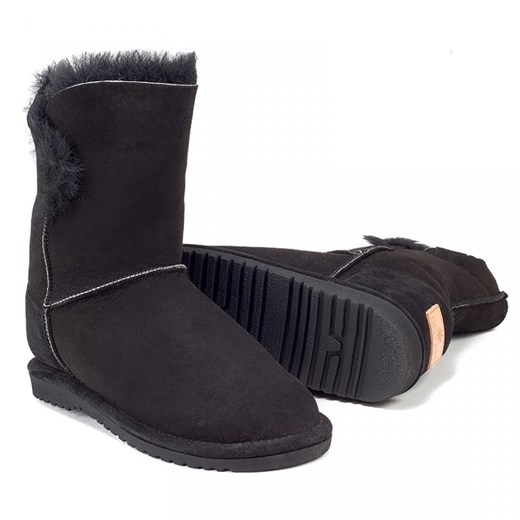 Doris Lo Suede Czarny ebuty-pl szary 