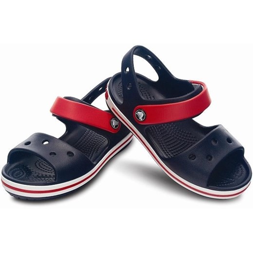 Sandałki Crocs Crocband Kids 12856NAVY/RED yessport-pl czarny lato