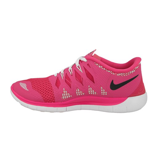 BUTY NIKE FREE 5.0 (GS) 644446 602 sneakerstudio-pl rozowy Buty do biegania