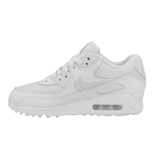 BUTY DAMSKIE NIKE AIR MAX 90 MESH (GS)724824 100 sneakerstudio-pl szary lekkie