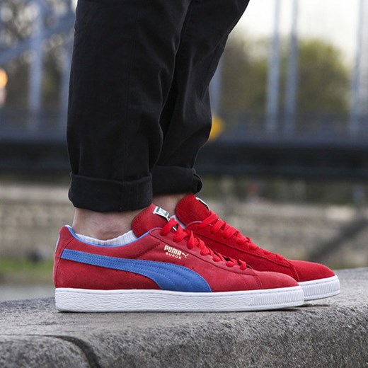 BUTY PUMA SUEDE CLASSIC+ 356568 02 sneakerstudio-pl czerwony skóra