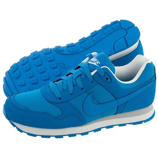 Buty Nike MD Runner BG (NI578-b) butsklep-pl niebieski zamsz