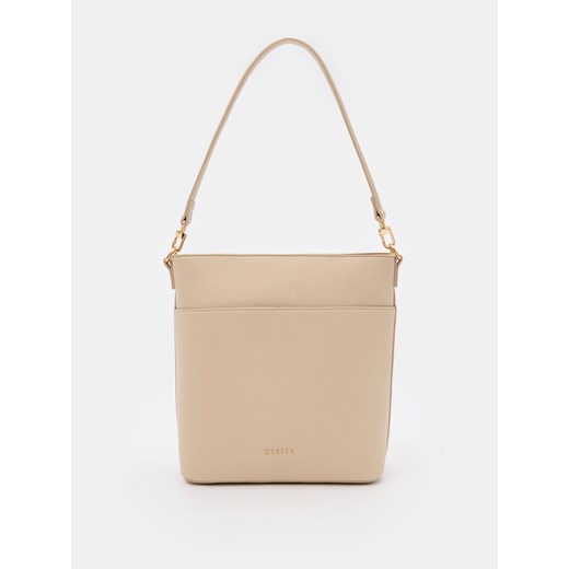 Mohito - Kremowa torebka z paskiem na ramię - kremowy ze sklepu Mohito w kategorii Torby Shopper bag - zdjęcie 181030818