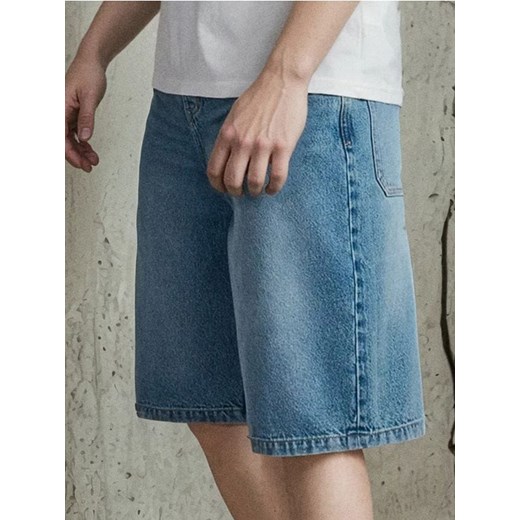 Sinsay - Szorty jeansowe baggy - niebieski Sinsay 38 Sinsay