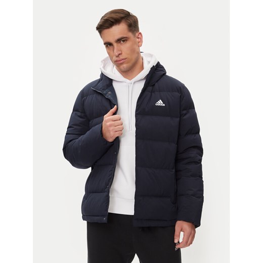 adidas Kurtka puchowa Helionic HG8750 Granatowy Regular Fit ze sklepu MODIVO w kategorii Kurtki męskie - zdjęcie 181032308