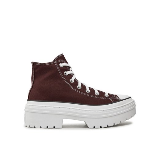 Converse Trampki Chuck Taylor All Star Lugged Heel Platform A09401C Bordowy ze sklepu MODIVO w kategorii Trampki damskie - zdjęcie 181032346