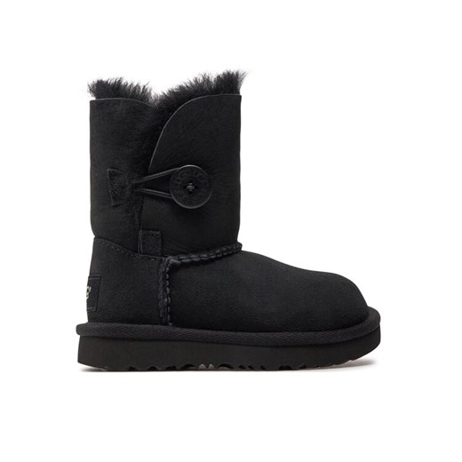 Ugg Śniegowce T Bailey Button II 1017400T Czarny ze sklepu MODIVO w kategorii Buty zimowe dziecięce - zdjęcie 181032658