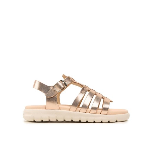 Geox Sandały J Sandal Soleima Gir J35GSB000CFC7018 S Złoty ze sklepu MODIVO w kategorii Sandały dziecięce - zdjęcie 181033186