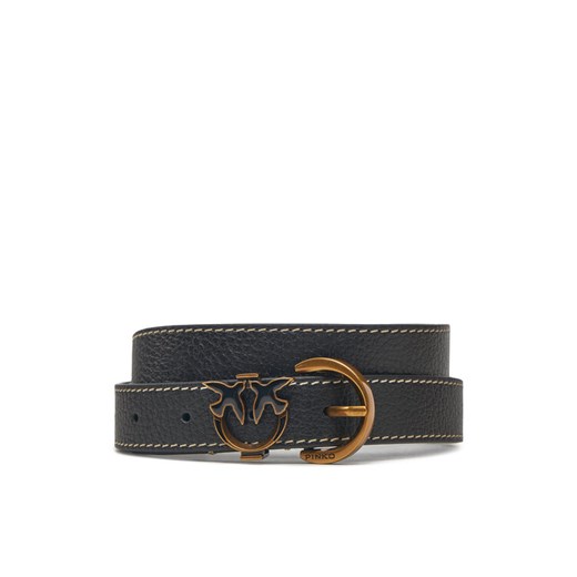 Pinko Pasek Damski Tamboril H2.5 Belt 20241 PLT01 102820.A158 Czarny ze sklepu MODIVO w kategorii Paski damskie - zdjęcie 181033328