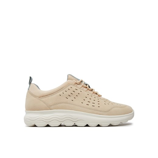 Geox Sneakersy D Spherica D45NUD 02214 C5004 Beżowy ze sklepu MODIVO w kategorii Buty sportowe damskie - zdjęcie 181033709