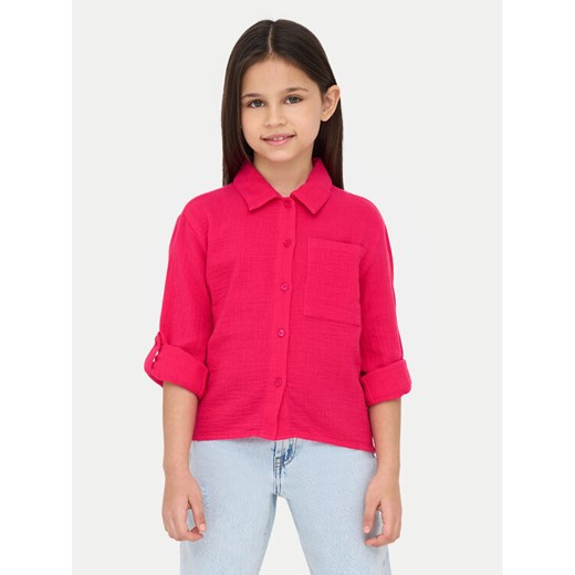 Kids ONLY Koszula Thyra 15325764 Różowy Regular Fit ze sklepu MODIVO w kategorii Koszule chłopięce - zdjęcie 181037696