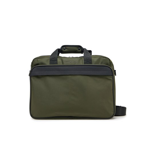 Tommy Hilfiger Torba na laptopa Th Repreve Computer Bag AM0AM13186 Khaki ze sklepu MODIVO w kategorii Torby na laptopa - zdjęcie 181038357