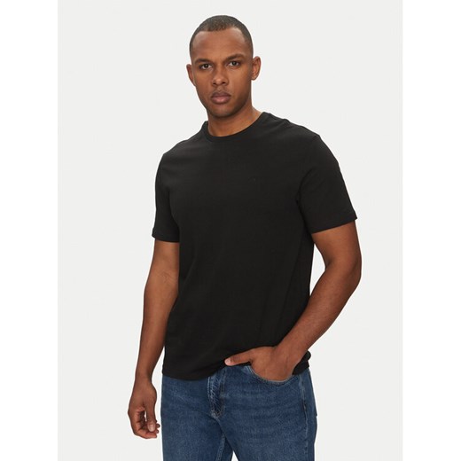 Calvin Klein Jeans T-Shirt LV040HM265 Czarny Regular Fit ze sklepu MODIVO w kategorii T-shirty męskie - zdjęcie 181038527