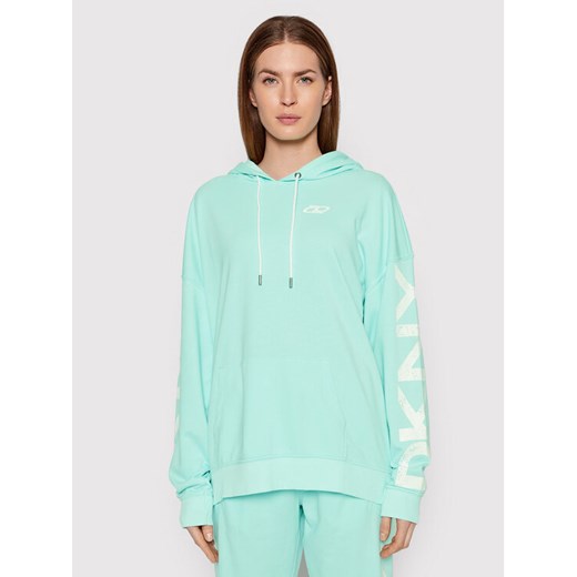 DKNY Sport Bluza DP1T8461 Zielony Relaxed Fit ze sklepu MODIVO w kategorii Bluzy damskie - zdjęcie 181038588