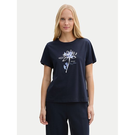 Tom Tailor T-Shirt 1045534 Granatowy Regular Fit ze sklepu MODIVO w kategorii Bluzki damskie - zdjęcie 181038858
