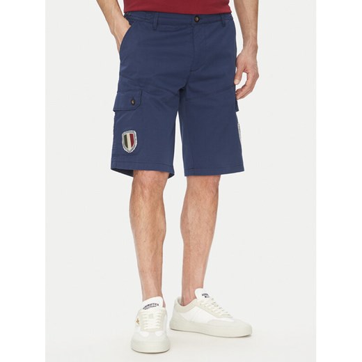 Aeronautica Militare Szorty materiałowe 251BE257CT3510 Granatowy Regular Fit ze sklepu MODIVO w kategorii Spodenki męskie - zdjęcie 181039715