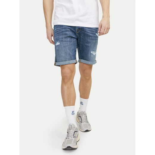 Jack&Jones Szorty jeansowe Rick 12250490 Niebieski Regular Fit ze sklepu MODIVO w kategorii Spodenki męskie - zdjęcie 181040457