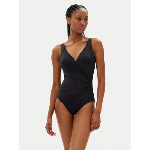 Hunkemöller Strój kąpielowy Shaping Shell 204886 Czarny ze sklepu MODIVO w kategorii Stroje kąpielowe - zdjęcie 181041507