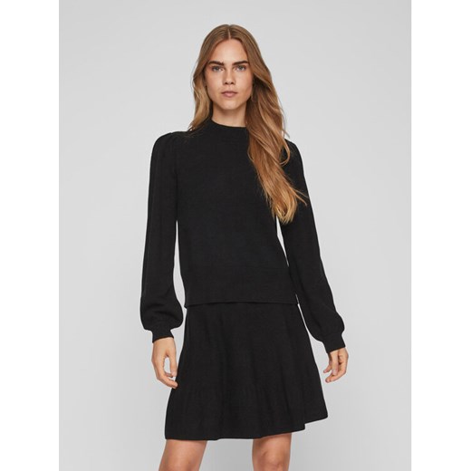 Vila Sweter 14084179 Czarny Regular Fit ze sklepu MODIVO w kategorii Swetry damskie - zdjęcie 181042365
