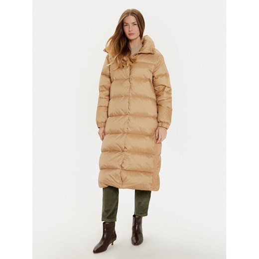 United Colors Of Benetton Kurtka puchowa 2TWDDN06S Beżowy Regular Fit ze sklepu MODIVO w kategorii Kurtki damskie - zdjęcie 181042427