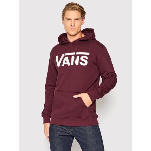 Vans Bluza VN0A456B Bordowy Regular Fit ze sklepu MODIVO w kategorii Bluzy męskie - zdjęcie 181042898