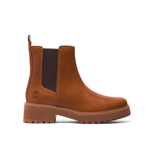 Timberland Sztyblety Carnaby Cool Basic Chlsea TB0A41E6F131 Brązowy ze sklepu MODIVO w kategorii Botki - zdjęcie 181044156