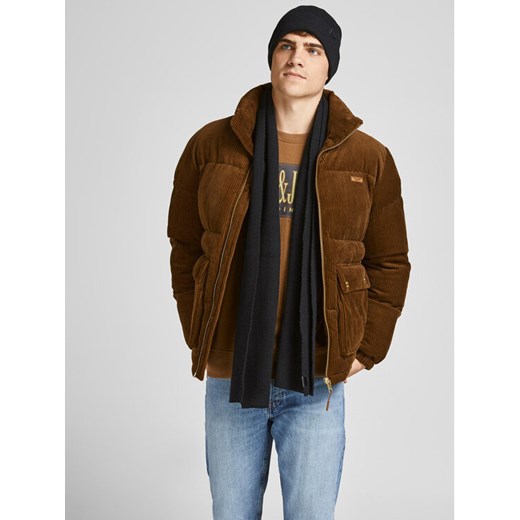 Jack&Jones Zestaw Szalik i Czapka 12163827 Czarny ze sklepu MODIVO w kategorii Szaliki męskie - zdjęcie 181045137