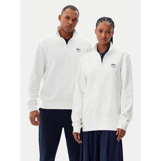 Lacoste Bluza Unisex SH2735 Biały Regular Fit Lacoste M MODIVO