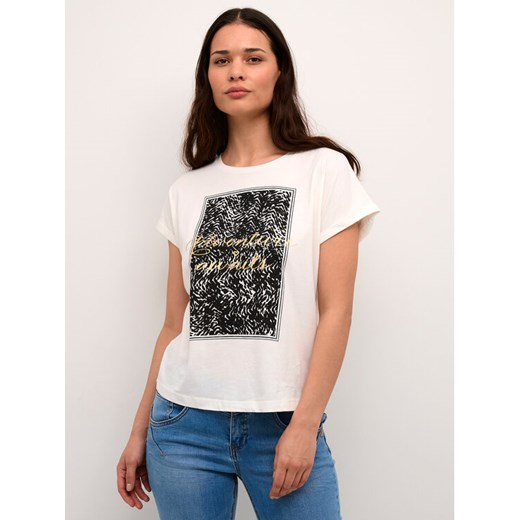 Cream T-Shirt Crdania 10611633 Biały Regular Fit Cream S MODIVO