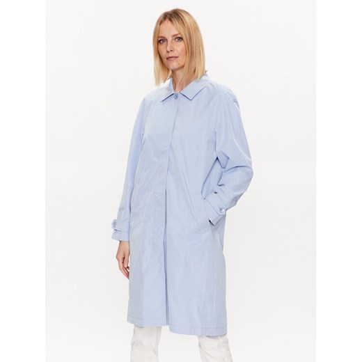 Olsen Płaszcz przejściowy 15101388 Błękitny Regular Fit ze sklepu MODIVO w kategorii Płaszcze damskie - zdjęcie 181046435