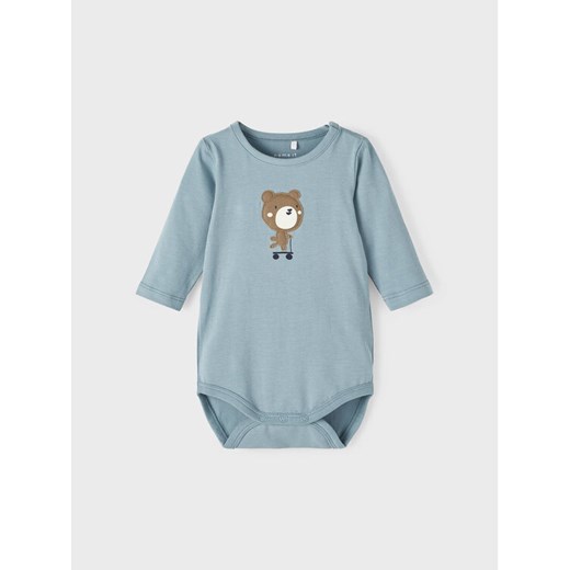 NAME IT Body 13219488 Niebieski Regular Fit ze sklepu MODIVO w kategorii Body niemowlęce - zdjęcie 181047865
