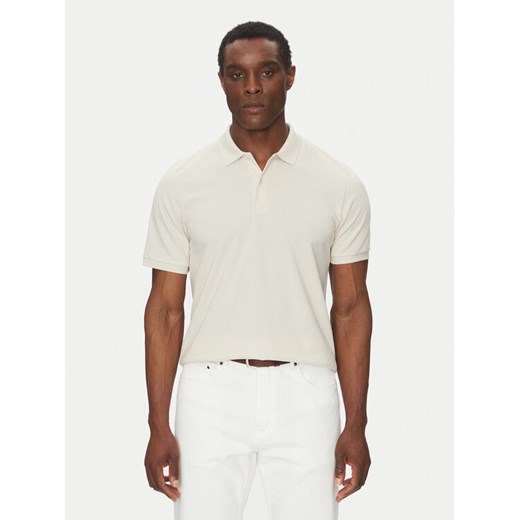 Jack&Jones Polo Kane 12270150 Beżowy Regular Fit ze sklepu MODIVO w kategorii T-shirty męskie - zdjęcie 181048315