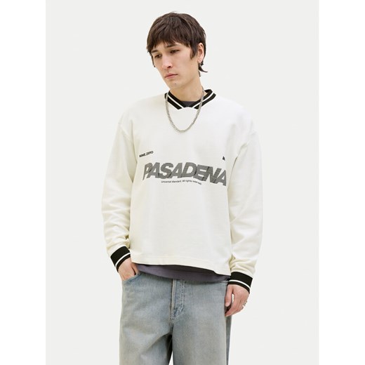 Jack&Jones Bluza Horizon 12278566 Biały Oversize ze sklepu MODIVO w kategorii Bluzy męskie - zdjęcie 181049528