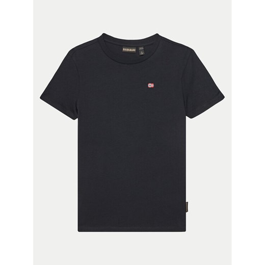 Napapijri T-Shirt Salis SS 2 NP0A4GEH0411 D Czarny Regular Fit ze sklepu MODIVO w kategorii T-shirty chłopięce - zdjęcie 181050648