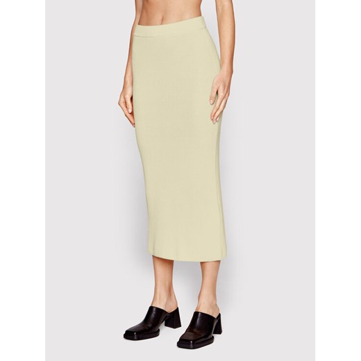 Samsøe Samsøe Spódnica ołówkowa Joanne F22200029 Beżowy Slim Fit ze sklepu MODIVO w kategorii Spódnice - zdjęcie 181053738